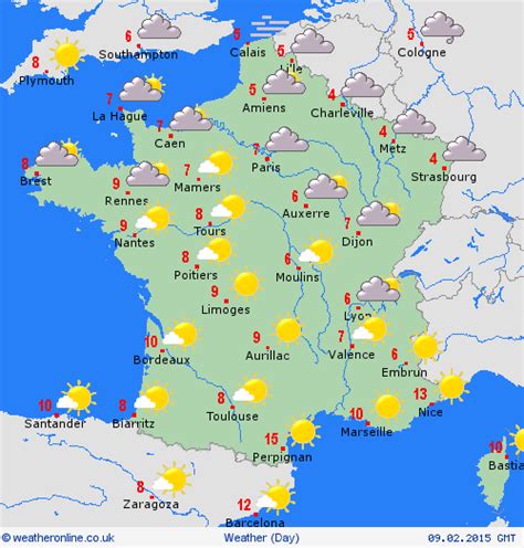 Up to 90 days of daily highs, lows, and precipitation chances. . Weather forecast france 10 days